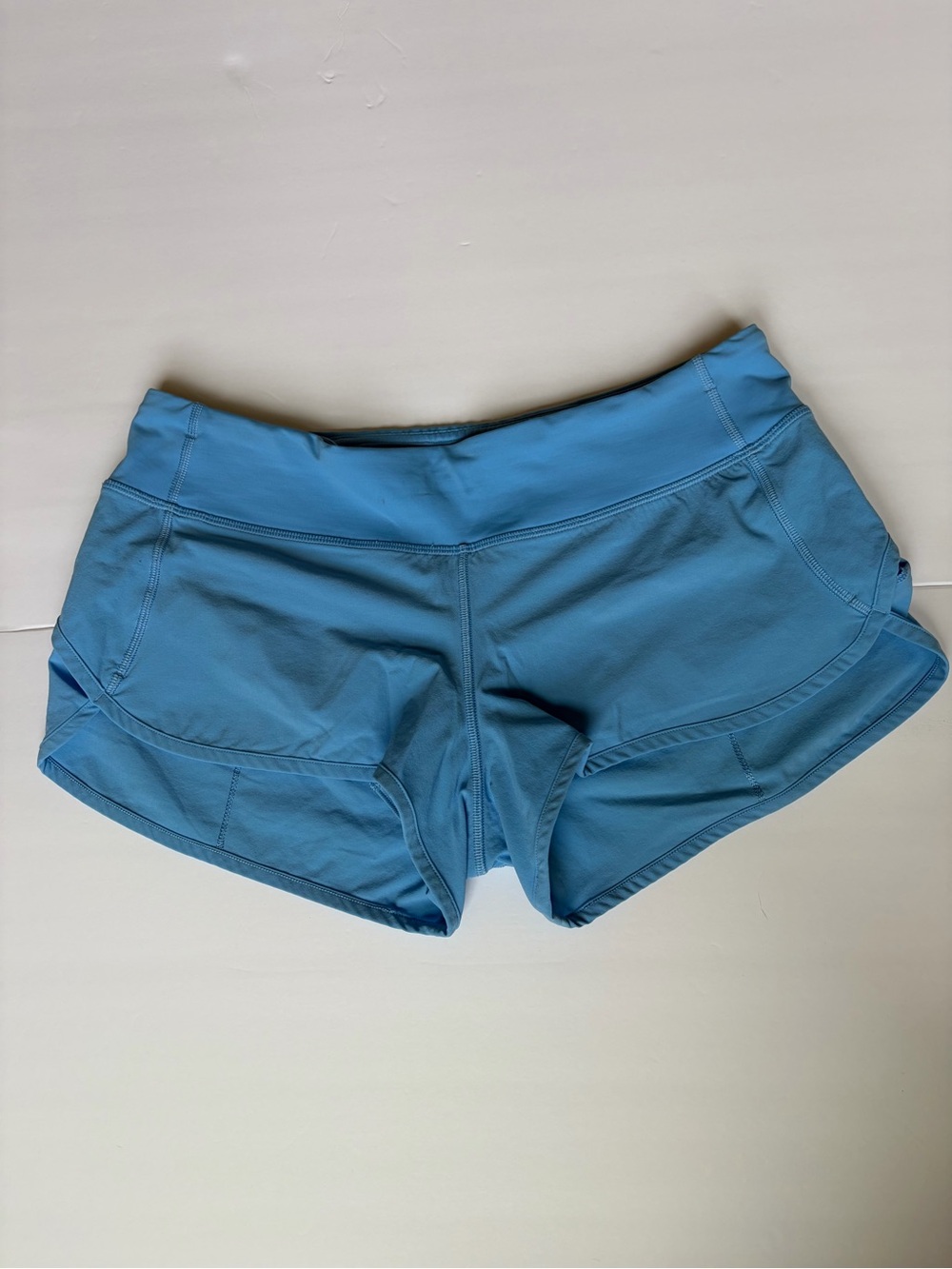 Lululemon Speed Short Blue Running Shorts Size 8 - Rare - Matching Bra Avail
